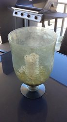 Glass Vase/Candle Holder