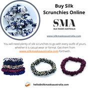Buy Silk Scrunchies Online 